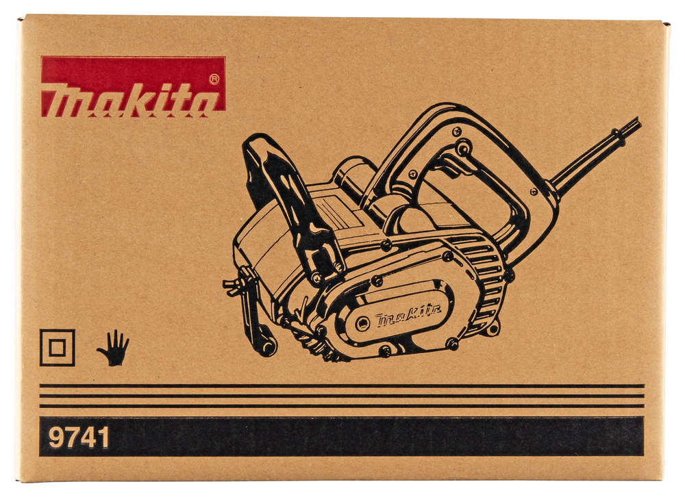 Шлифовальная щеточная машина электрическая Makita 9741 860 Вт, 100х120 мм, 3500 об/мин