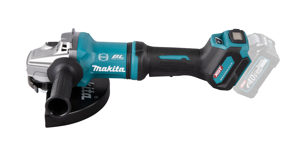 Угловая шлифмашина аккумуляторная Makita GA038GZ XGT BL 40В, 230 мм, 6600 об/мин, без акб и ЗУ