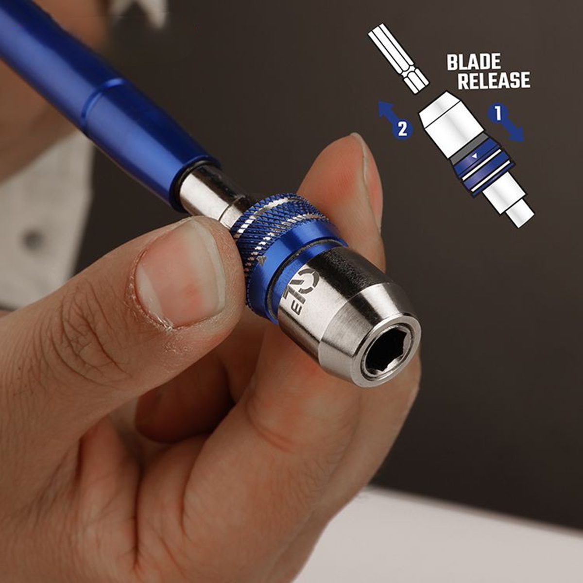 Вороток  1/4" c Т-образной рукояткой, удлиненный  WORKPRO