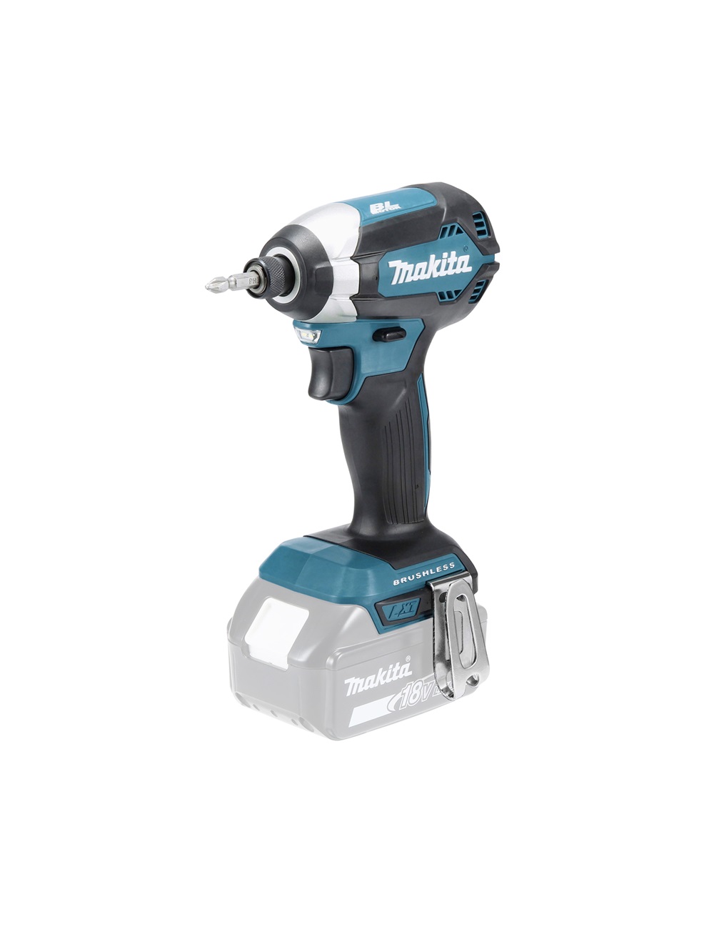 Шуруповерт ударный аккумуляторный Makita DTD153ZJ 18В, 1/4\", 170 Нм, 3400 об/мин, без акб и ЗУ