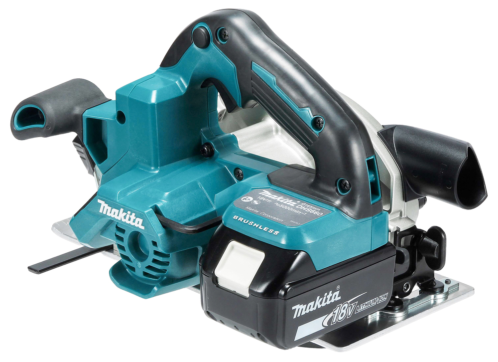Пила дисковая аккумуляторная Makita DHS660Z LXT 18В, 165 мм, 5000 об/мин, без акб и ЗУ