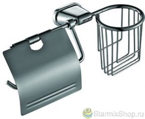 Держатель для т/б с корзиной 33045