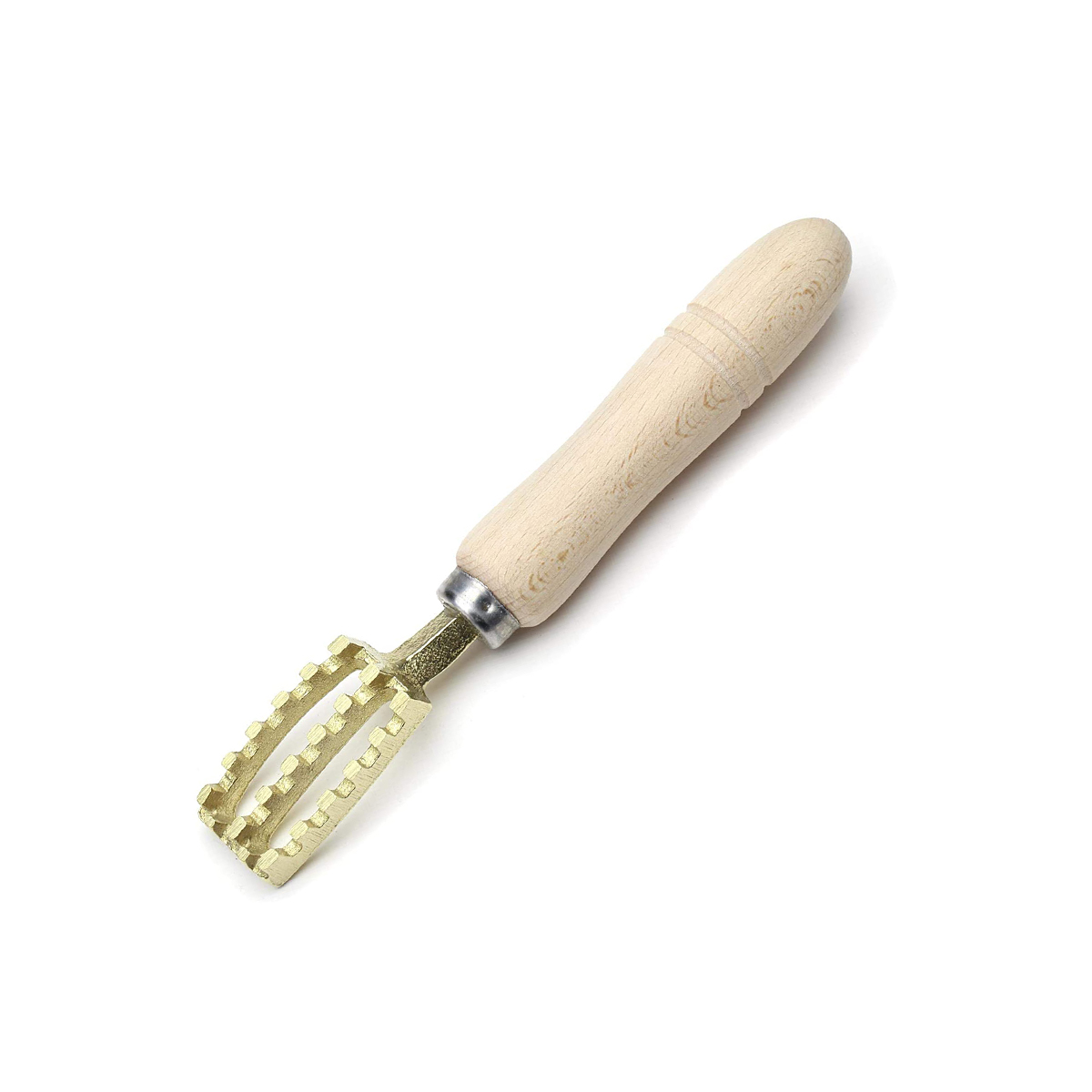 Рыбочистка латунь дерев.рукоять 182 мм