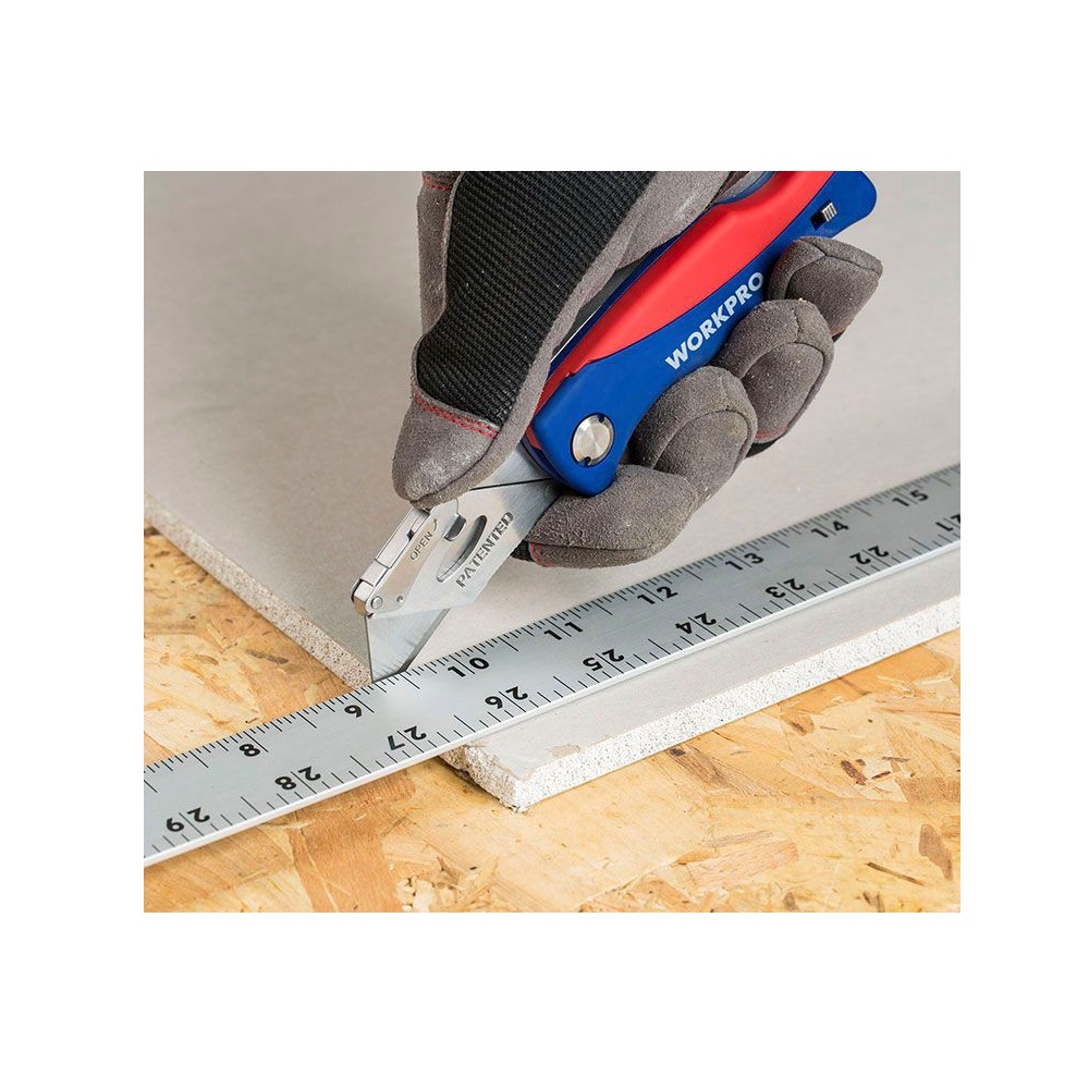 Нож складной + 6 лезвий WORKPRO