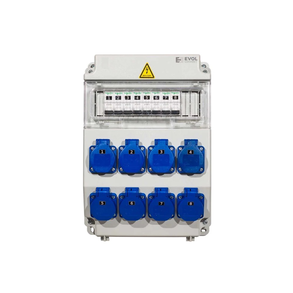 Навесной щит с розетками 220В EVOL COMBOX 11 0102-008-1