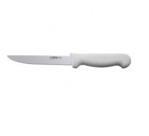 Нож кухонный обвалочный широкий 15 см  белая рукоять