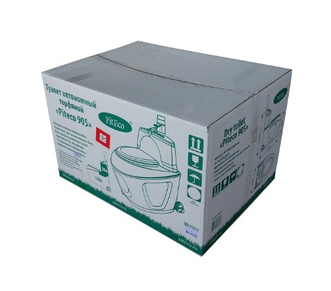 Торфяной биотуалет Piteco 905 с вентилятором