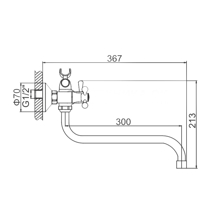 СМЕСИТЕЛЬ ДЛЯ ВАННЫ И ДУША LEDEME СМЕСИТЕЛЬ ДЛЯ ВАННЫ И ДУША LEDEME L2508
