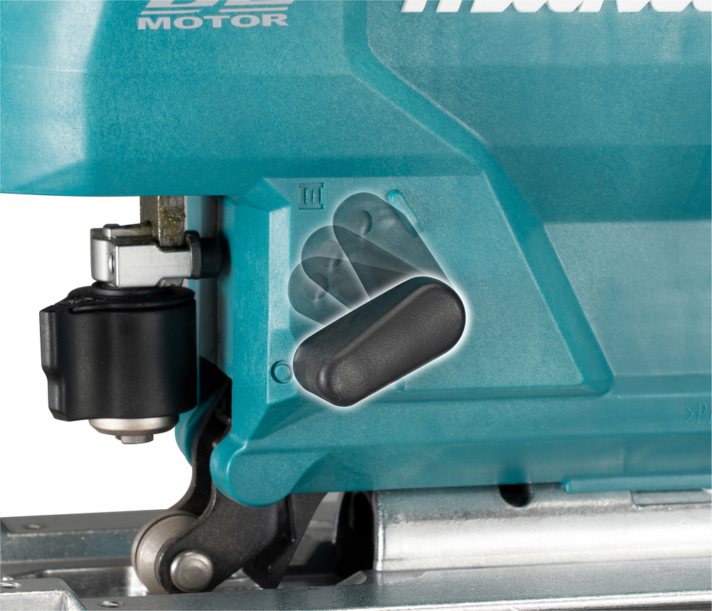 Лобзик аккумуляторный Makita DJV184Z LXT BL 18В, XPT, SOFT NO LOAD, регул. ампл., скорости, 3000 об./мин, плав. пуск, стабилизац, без акб и ЗУ