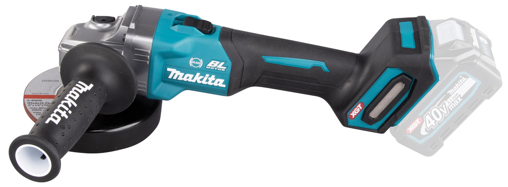 Угловая шлифмашина аккумуляторная Makita GA005GZ XGT BL 40В, 125 мм, 8500 об/мин, без акб и ЗУ