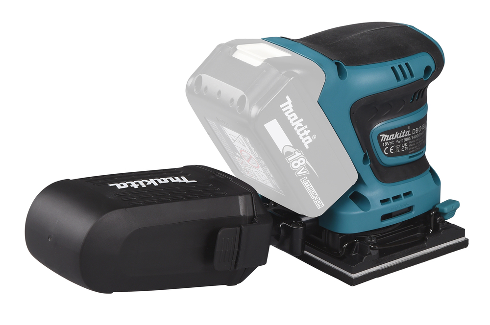 Вибрационная шлифмашина аккумуляторная Makita DBO480Z LXT 18В, 14000 об/мин, без акб и ЗУ