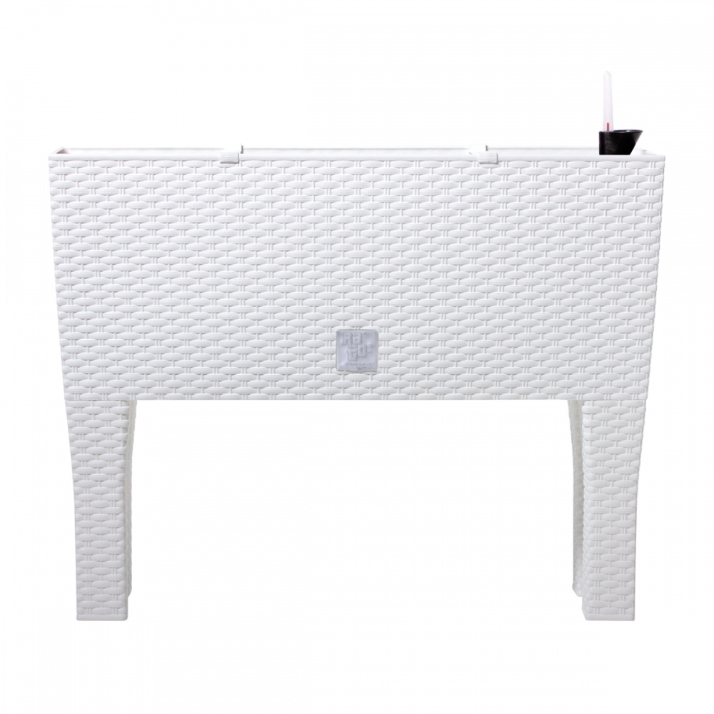 Кашпо для цветов с автополивом RATO CASE HIGH, белый 30л