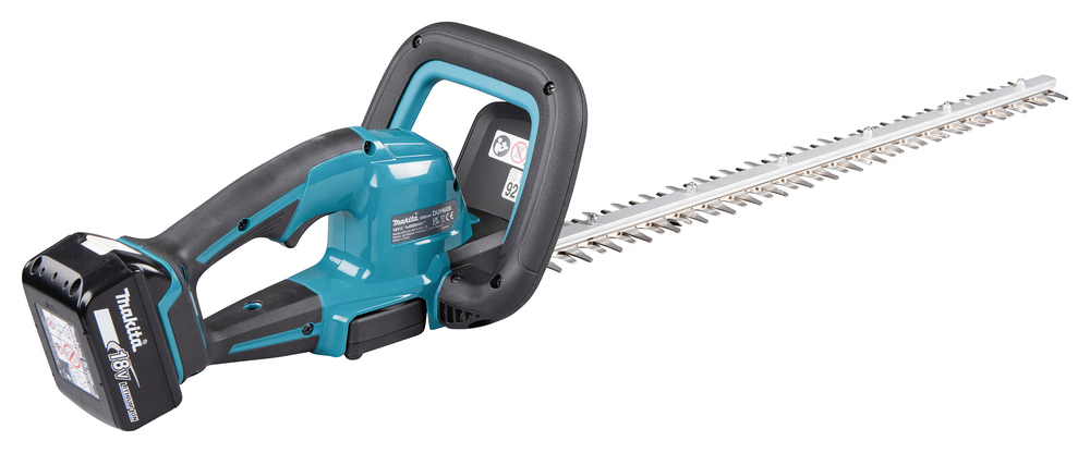 Кусторез аккумуляторный Makita DUH606RT LXT BL 18В, 320 Вт, 60 см, 4000 рез/мин, диам.раск.20 мм, XPT, (BL1850B,DC18RC)
