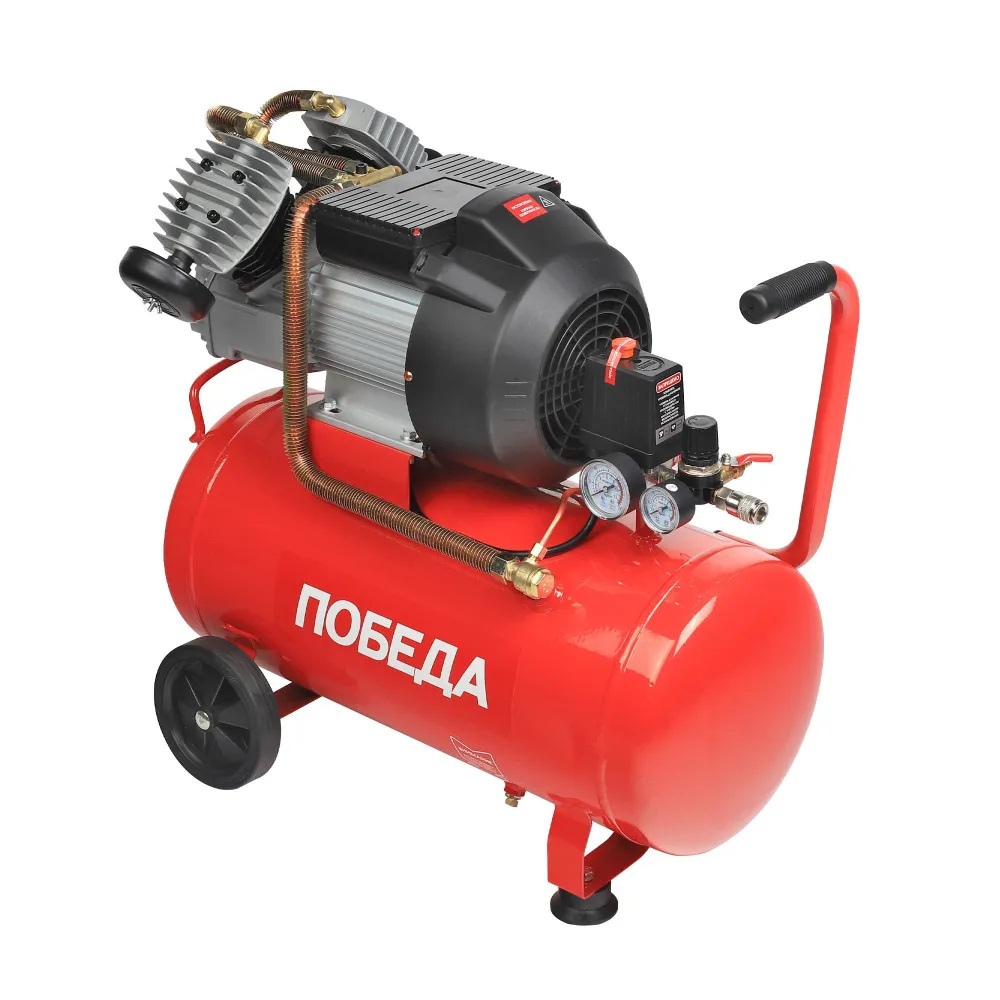Компрессор Победа поршневой масляный КМ 50-400