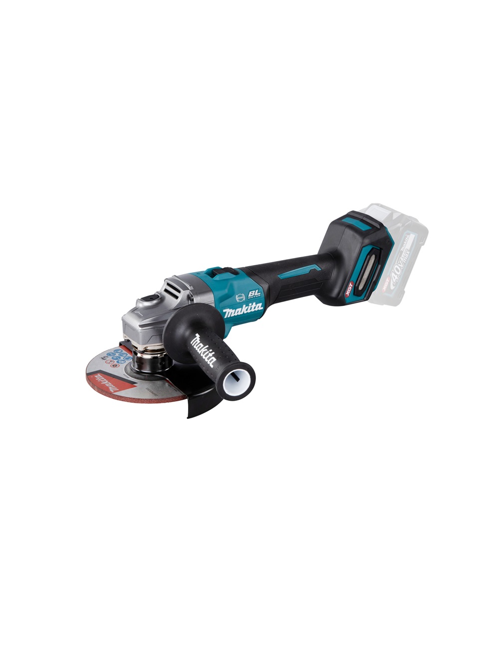Угловая шлифмашина аккумуляторная Makita GA035GZ XGT BL 40В, 150 мм, 8500 об/мин, без акб и ЗУ