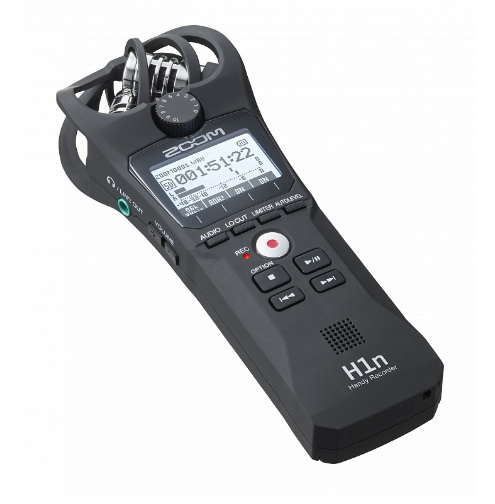 Zoom H1n портативный стереофонический рекордер со встроенными XY микрофонами 90°, монохромный диспле