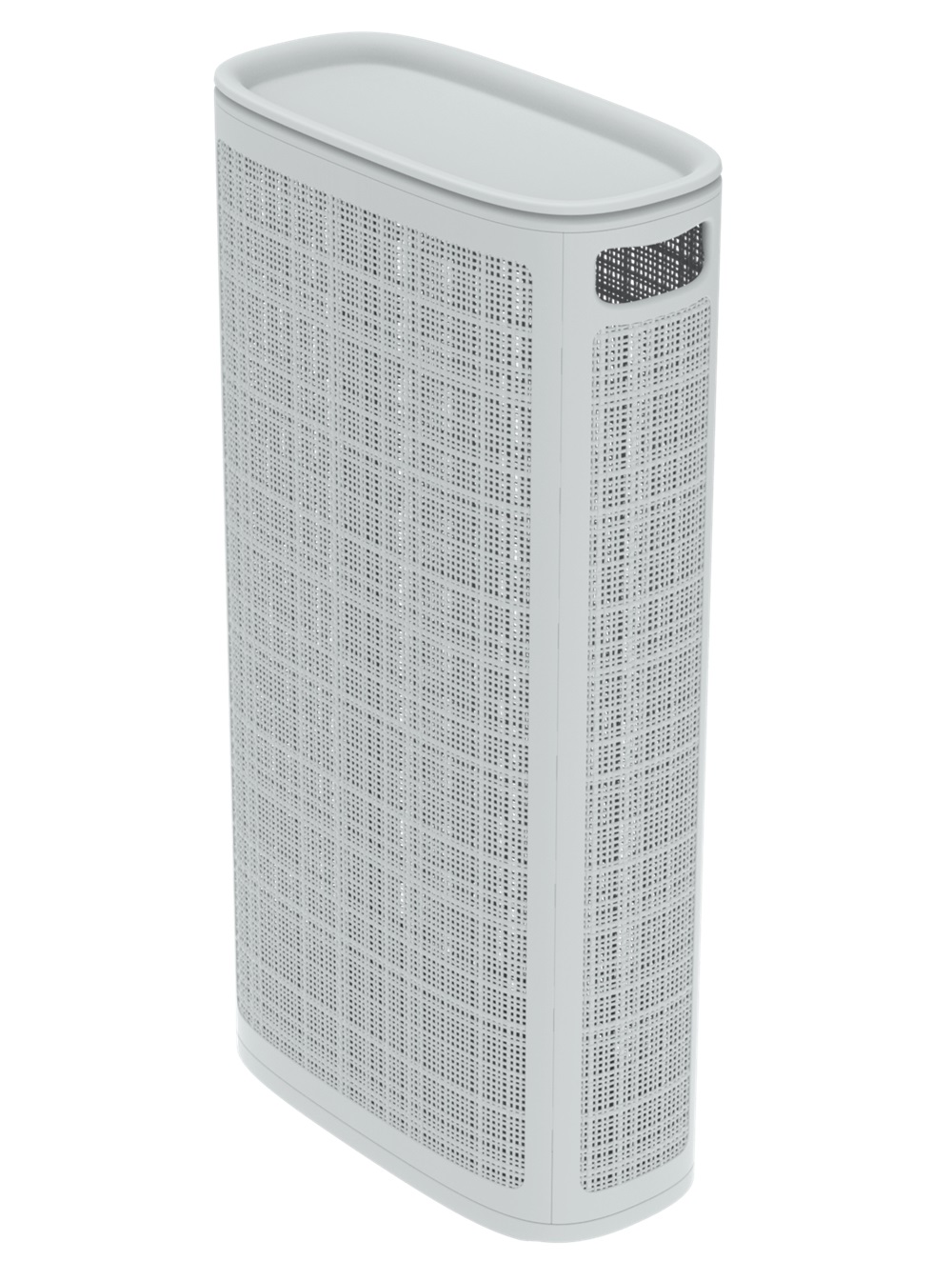 Плетёная корзина для белья сборная «Лён» 60 л (43х20х80 см) серый