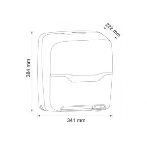 Сенсорный диспенсер бумажных полотенец в рулонах "MERIDA HARMONY BLUETOOTH" ABS-пластик