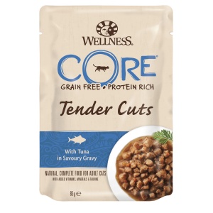 59907 TENDER CUTS паучи из тунца в виде нарезки в соусе для кошек 85 г