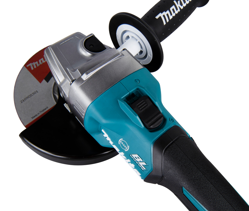 Угловая шлифмашина аккумуляторная Makita GA035GZ XGT BL 40В, 150 мм, 8500 об/мин, без акб и ЗУ