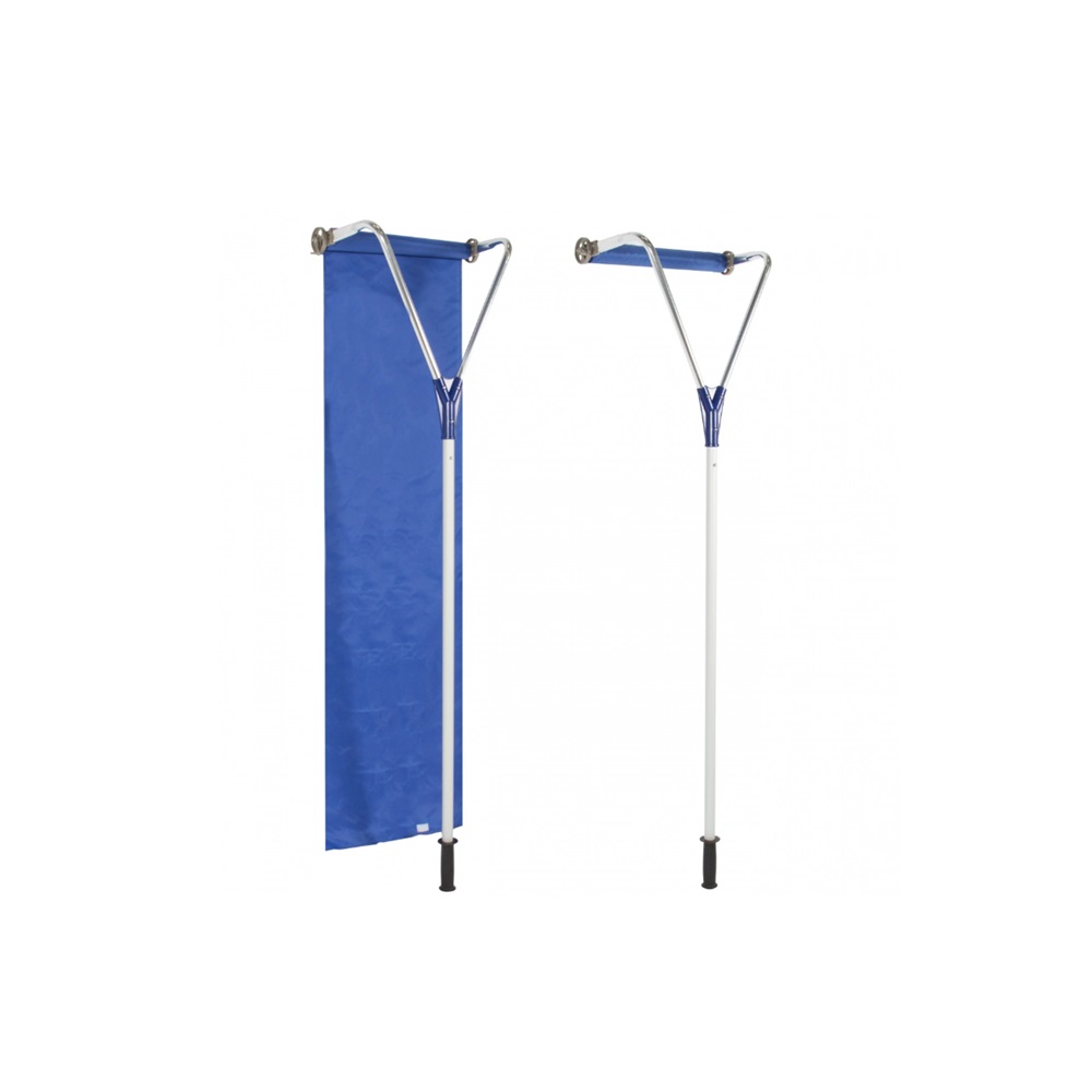 Скребок для уборки снега с крыш с тканью сборный 415х6500 мм