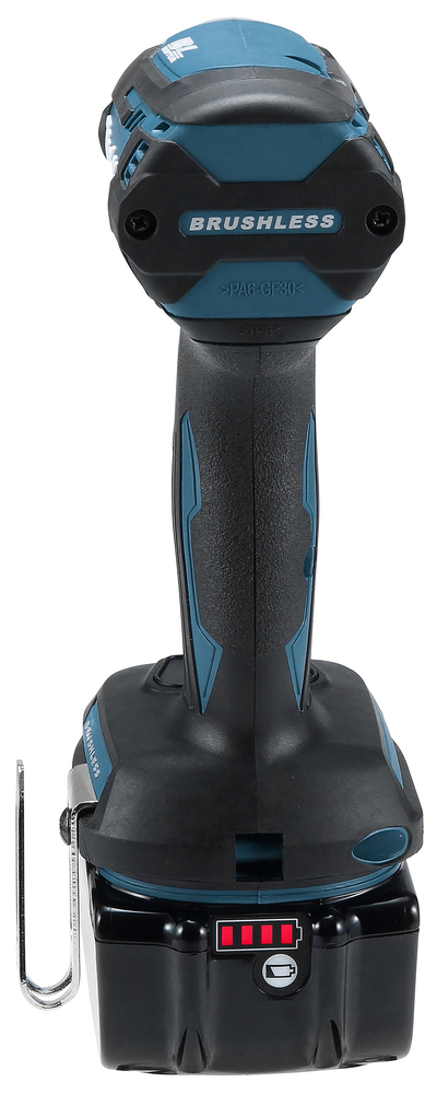 Шуруповерт ударный аккумуляторный Makita DTD154RFE LXT 18В, 2х3.0 Ач, 1/4\", 175 Нм, 3600 об/мин