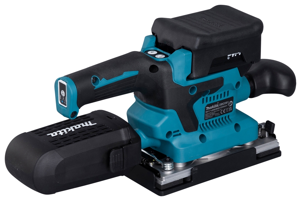 Вибрационная шлифмашина аккумуляторная Makita DBO381ZU LXT 18В, 12000 об/мин, без акб и ЗУ