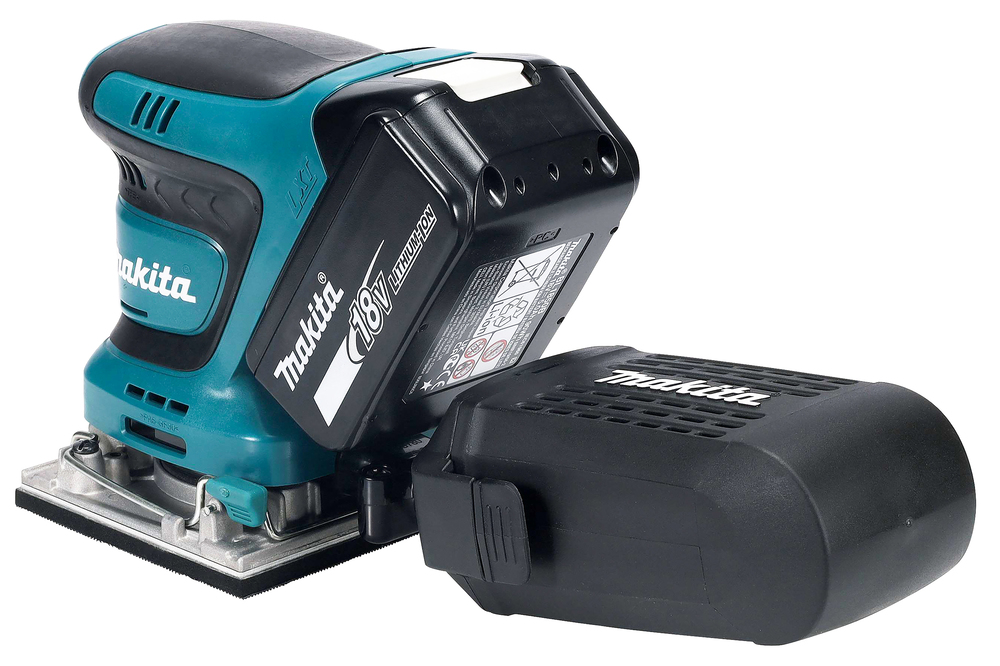 Вибрационная шлифмашина аккумуляторная Makita DBO484Z LXT 18В, 28000 об/мин, без акб и ЗУ