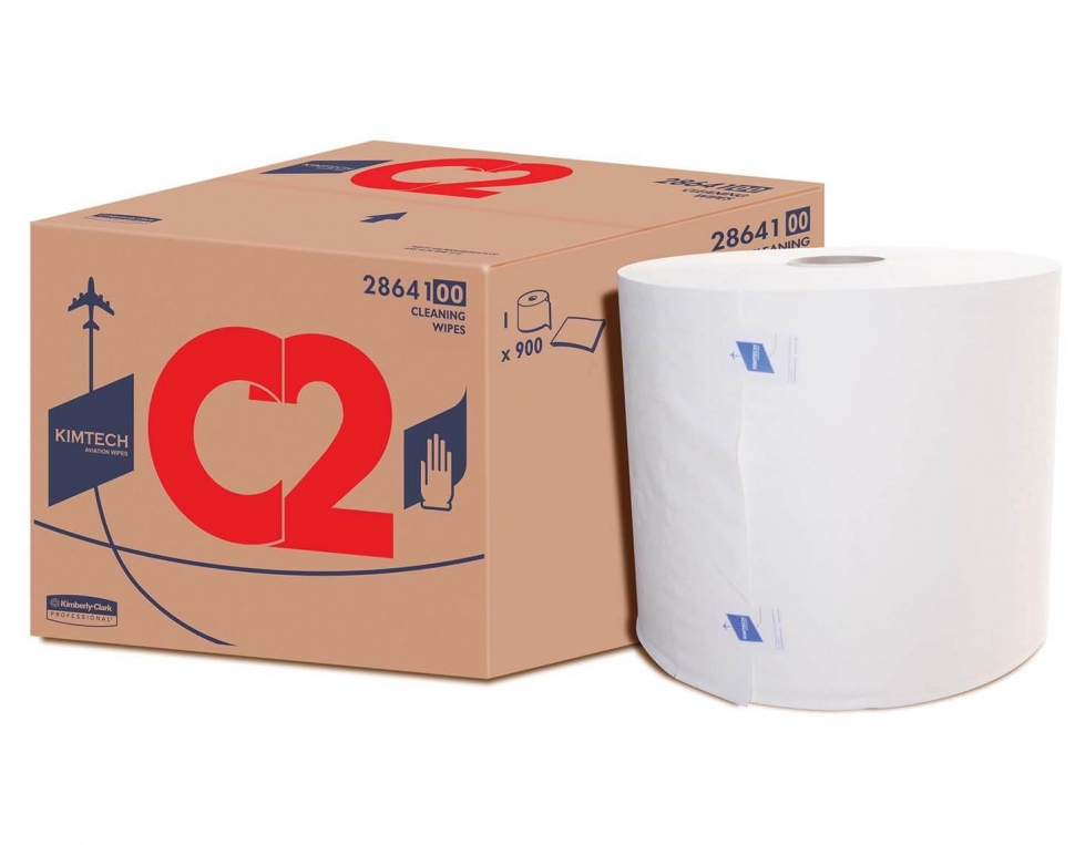 Протирочный материал в рулонах Kimberly-Clark для авиакосмической промышленности Kimtech Aviation 28641