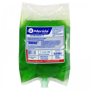 Средство для мытья посуды суперконцентрированное MERIDA HARMONY-S "ЛЮКС" (картридж 800 мл.) LLS901