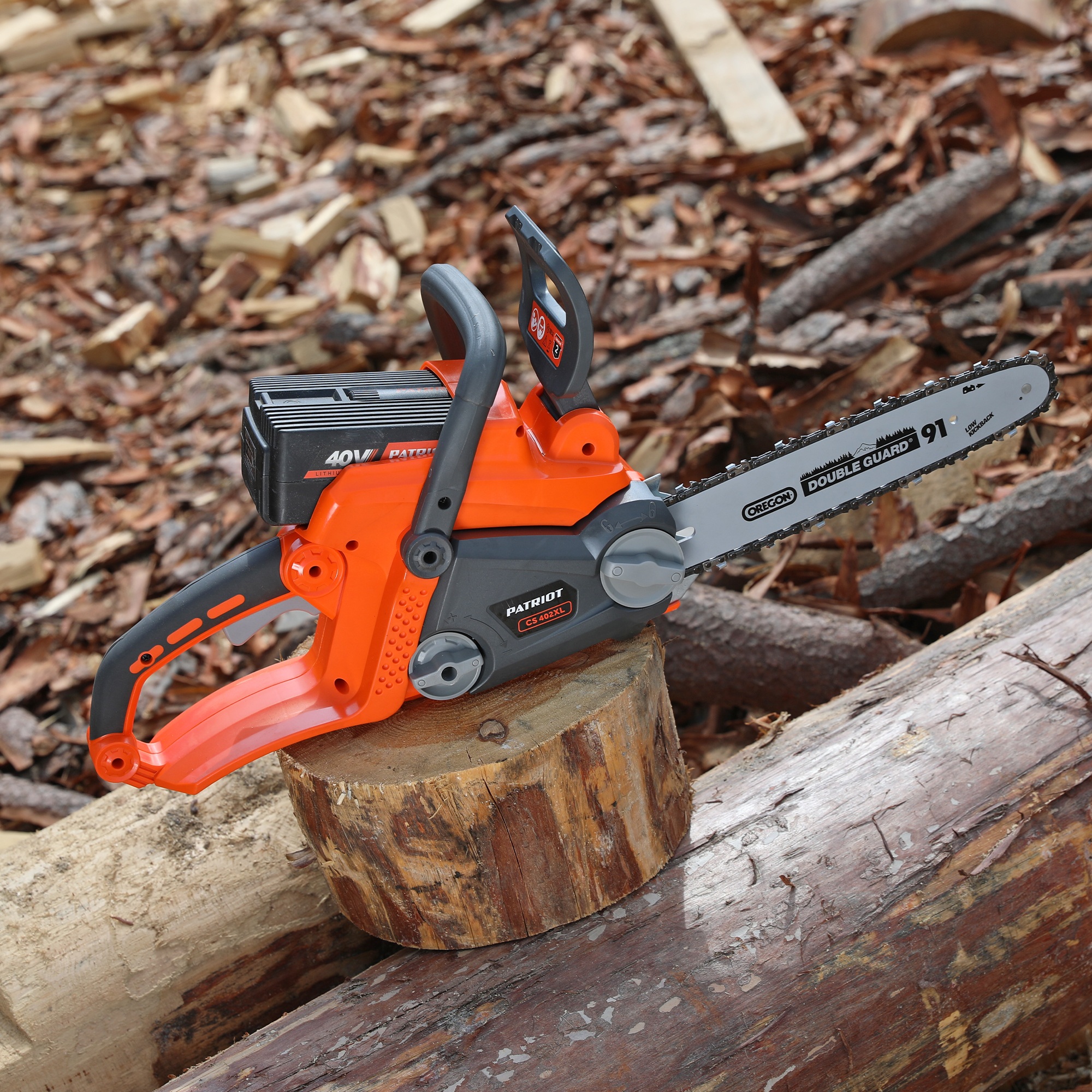 Пила цепная аккумуляторная PATRIOT СS 402XL 40В 2,5Ач