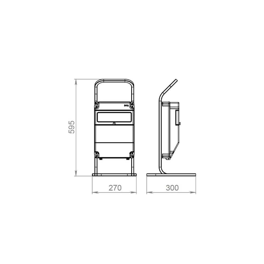 Переносной щит с розетками 220В + 380В  EVOL PARTNER 0602-012-1