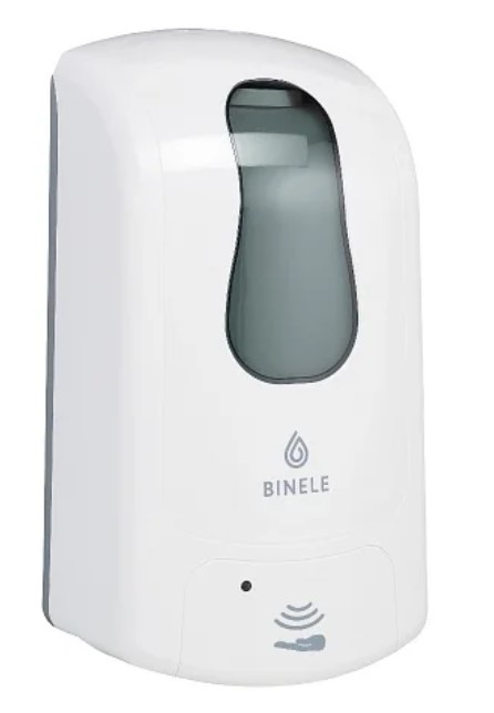 Диспенсер BINELE eSpray для спрей-жидкости наливной сенсорный, 1л. белый, арт. DS10RW
