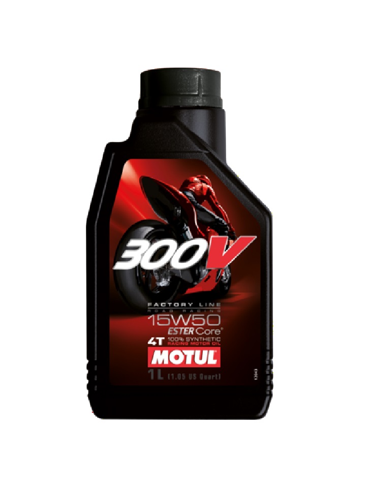 Моторное масло MOTUL 300 V 4T FL Road Racing SAE 15W50 (1л)