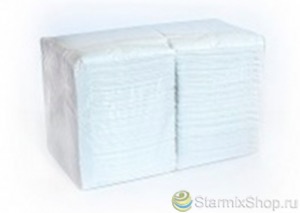 Бумажные салфетки 100 листов/пач., белые СШ-8405