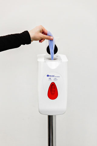 Диспенсер для картриджей дезинфицирующих влажных салфеток "MERIDA DESMED" DW002