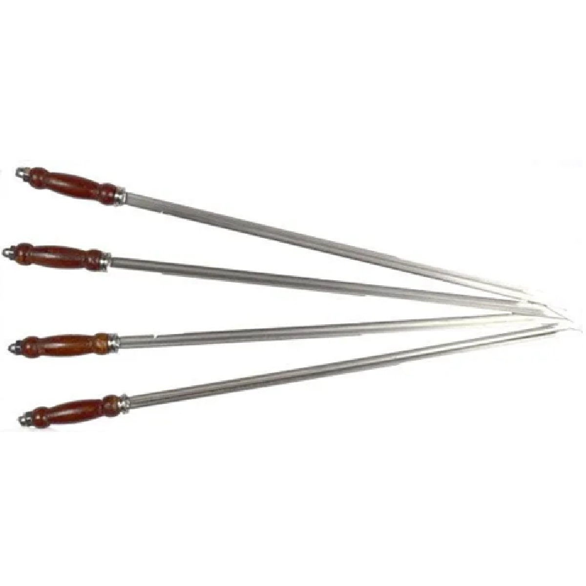 Шампур "Чудо" (Нержавеющая сталь 2 мм., 500 мм, деревянная ручка)