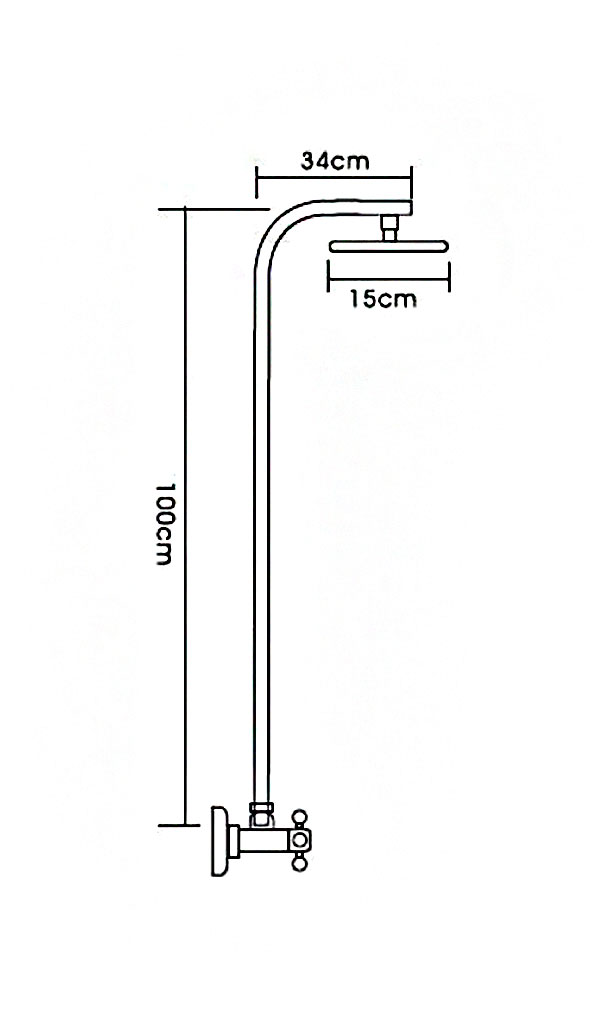 ДУШЕВАЯ СТОЙКА СО СМЕСИТЕЛЕМ LEDEME L2408 С ТРОПИЧЕСКИМ ДУШЕМ