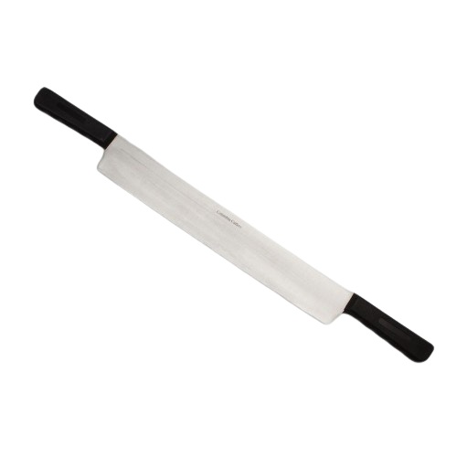 Нож для сыра с двумя рукоятями 38 см, черные рукояти