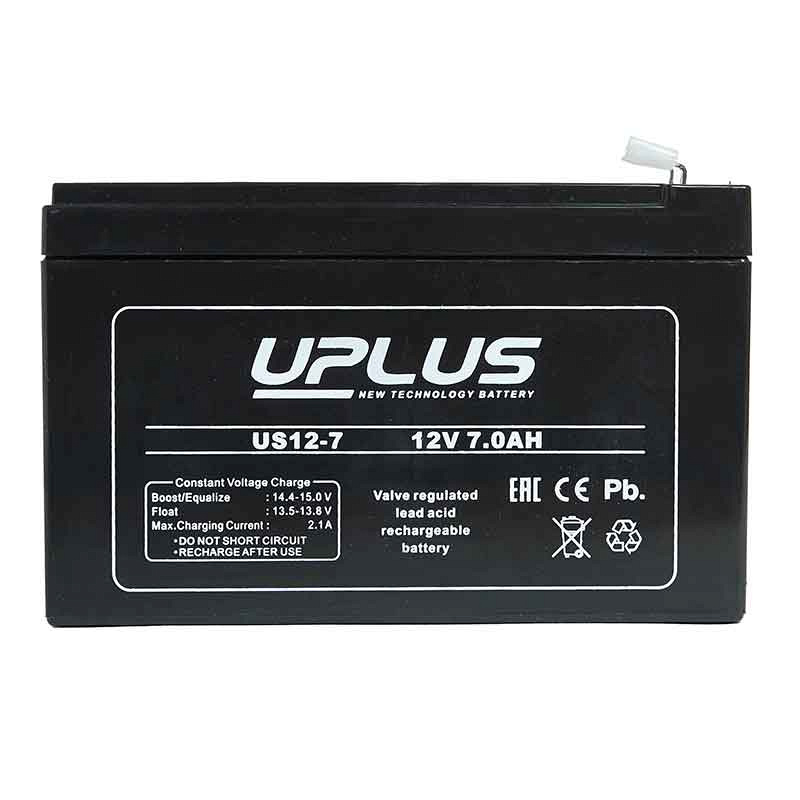 Аккумулятор UPLUS US12-7 12В 7Ач 151x65x93,5 мм Прямая полярность