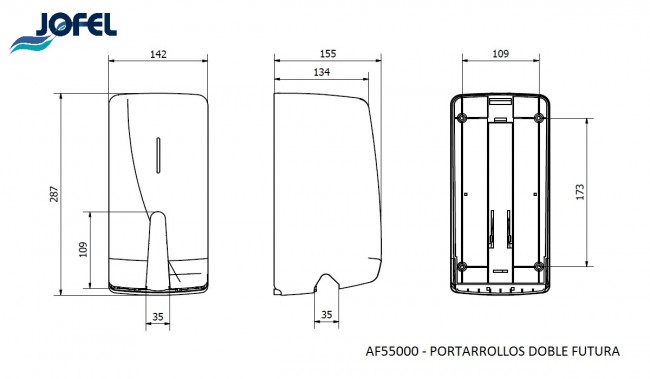 Диспенсер для туалетной бумаги Jofel AF55000