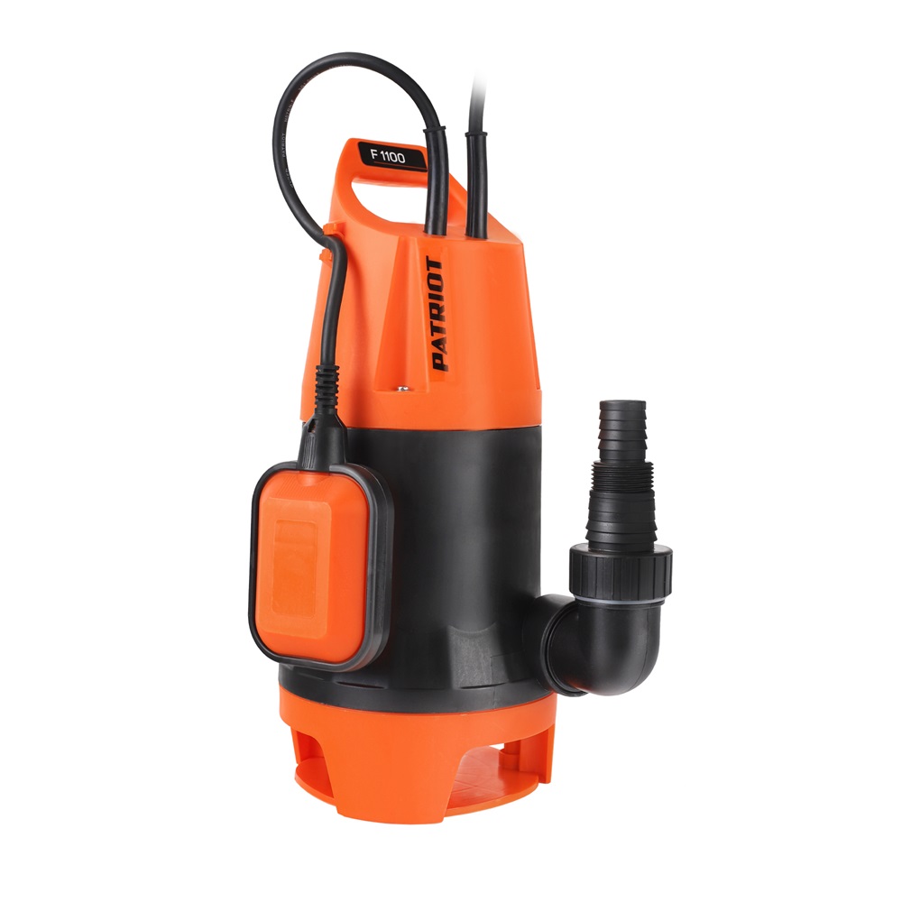 Насос дренажный PATRIOT F 1100 для грязной воды, 1120 Вт