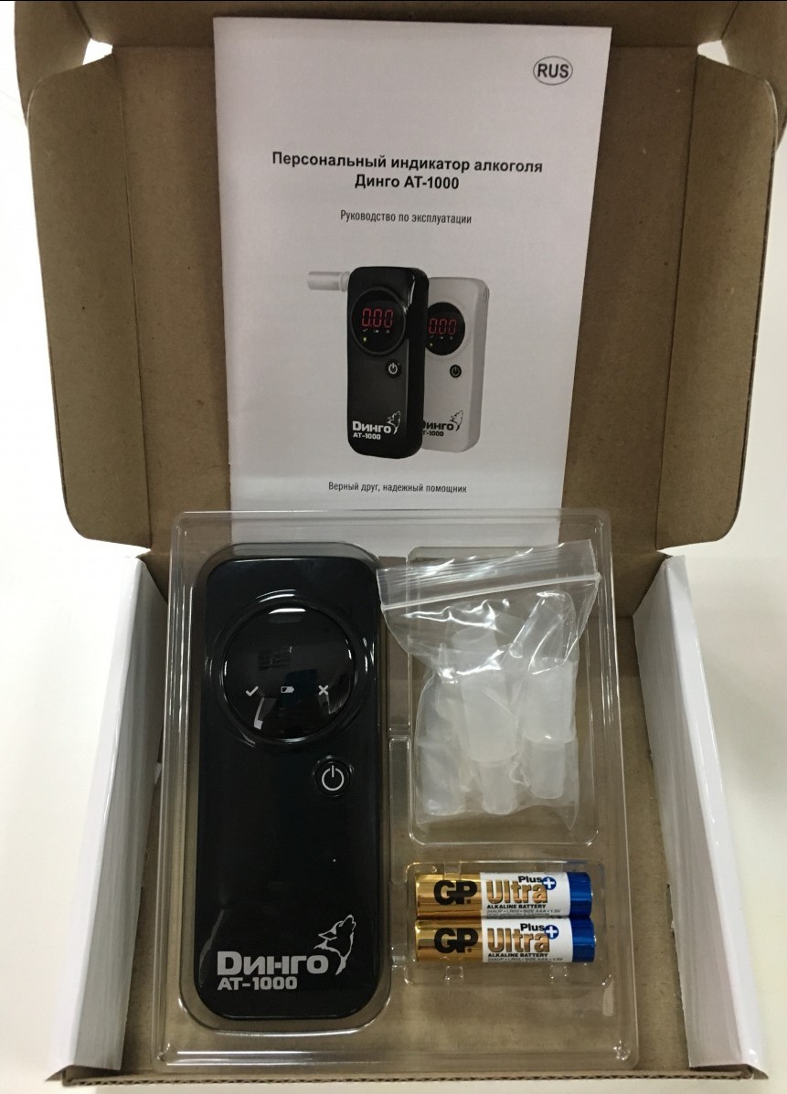 Персональный алкотестер Dingo AT-1000