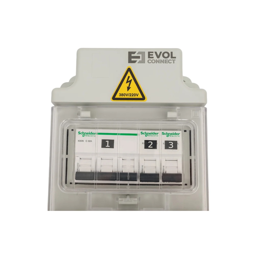 Навесной щит с розетками 220В + 380В  EVOL COMBOX 5 0101-003-1
