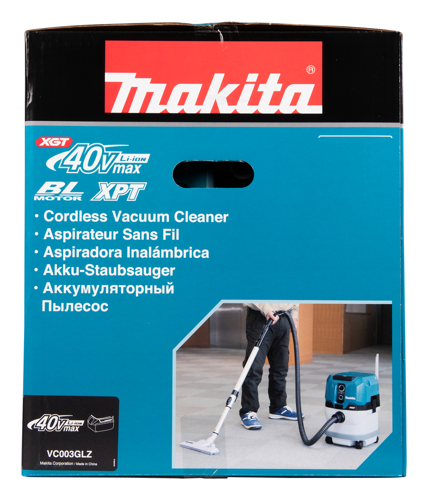 Пылесос аккумуляторный Makita VC003GLZ XGT 2х40В, 15л, без акб и ЗУ