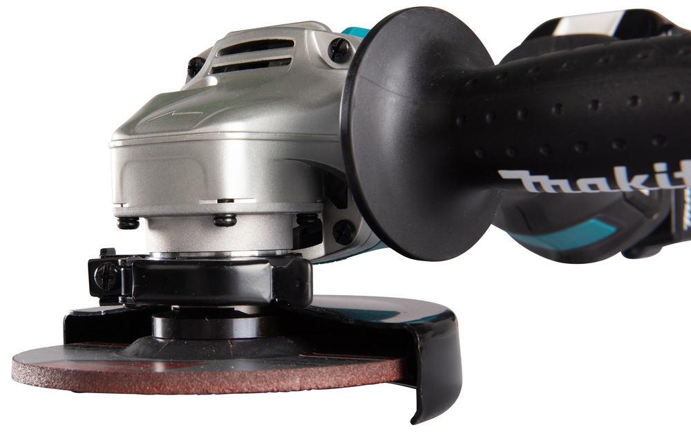 Угловая шлифмашина аккумуляторная Makita DGA506RME LXT 18В, 125 мм, 8500 об/мин, 2х4.0 Ач Li-ion