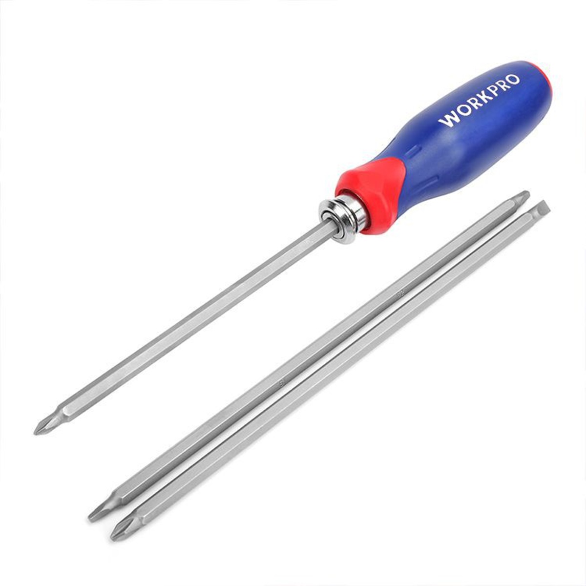 Отвертка с набором бит 6 в 1 телескопическая  WORKPRO