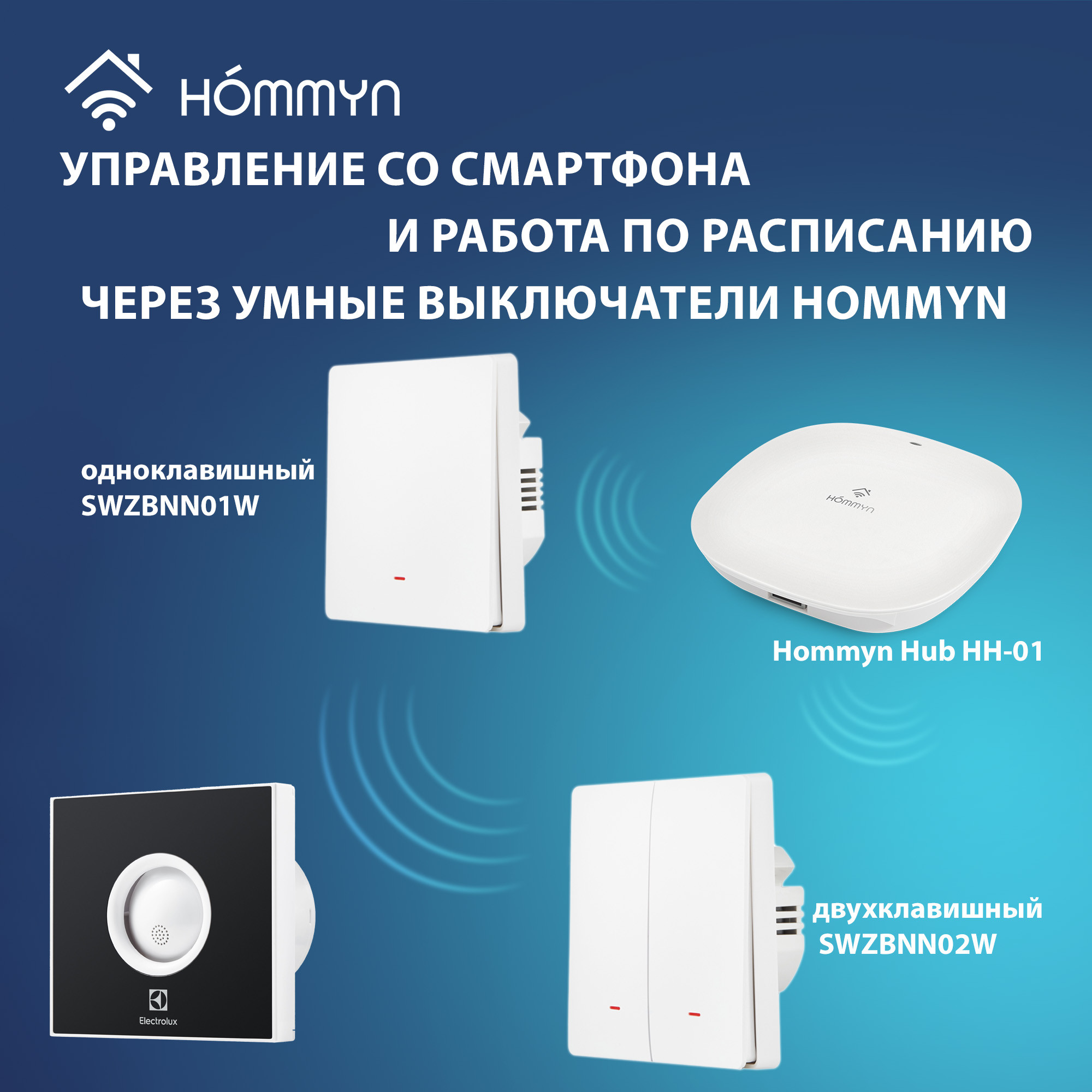 Вентилятор вытяжной Electrolux серии Rainbow EAFR-100 dark