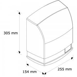 Сушилка для рук MERIDA PRIMA, белая, меламин M96A