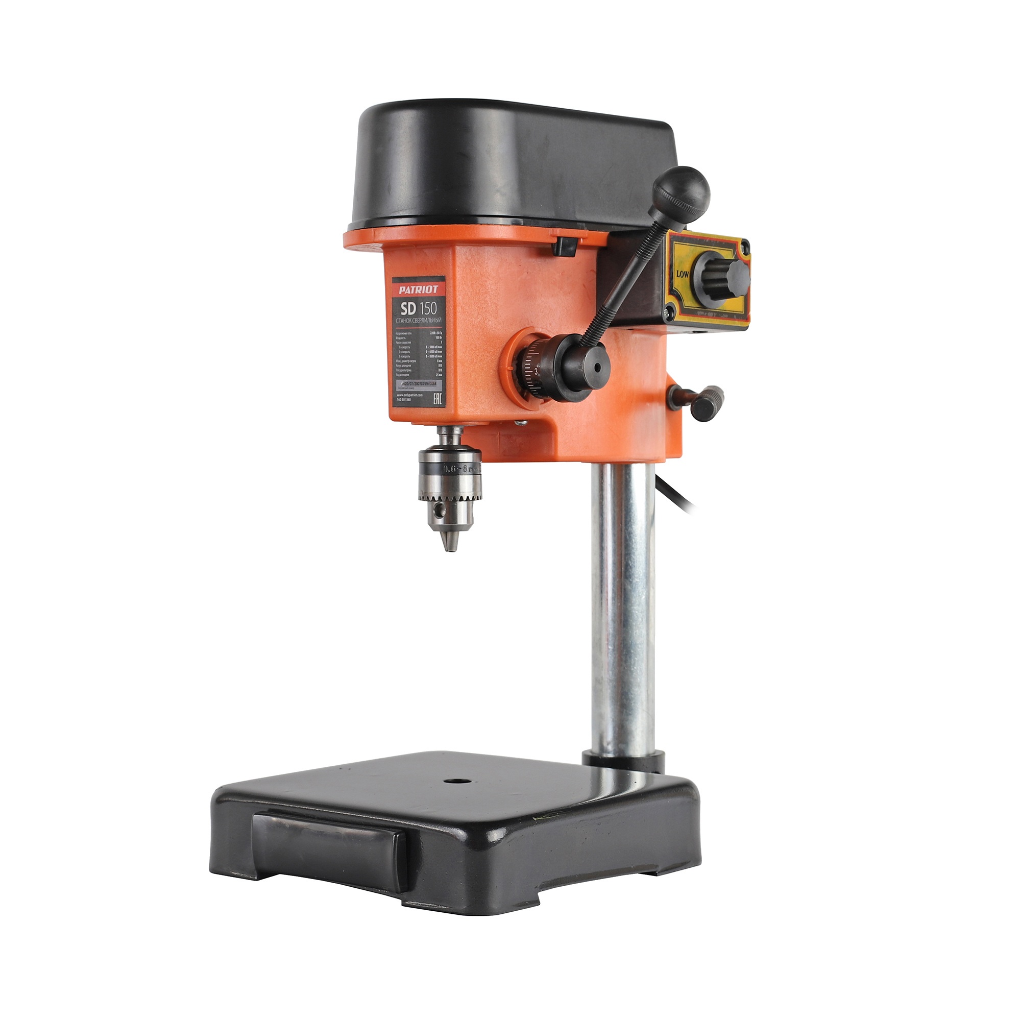 Станок сверлильный PATRIOT SD 150, 100 Вт, 3 скорости, сверло 8 мм.